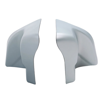 Stretched Side Fairing Cover - Silver Denim Barracuda for Harley