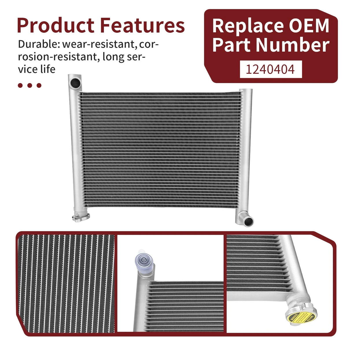Cooling Radiator for Polaris Sportsman 550, 850 & Scrambler 850 (2009–2025)