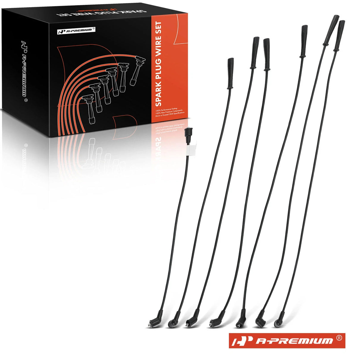 7x Spark Plug Wire Set for Nissan Maxima (2000–2003)