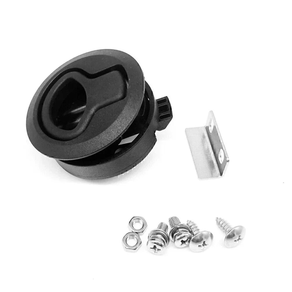 2" Flush Pull Slam Latch for Boat Hatch Door Lock (No Lock Core)