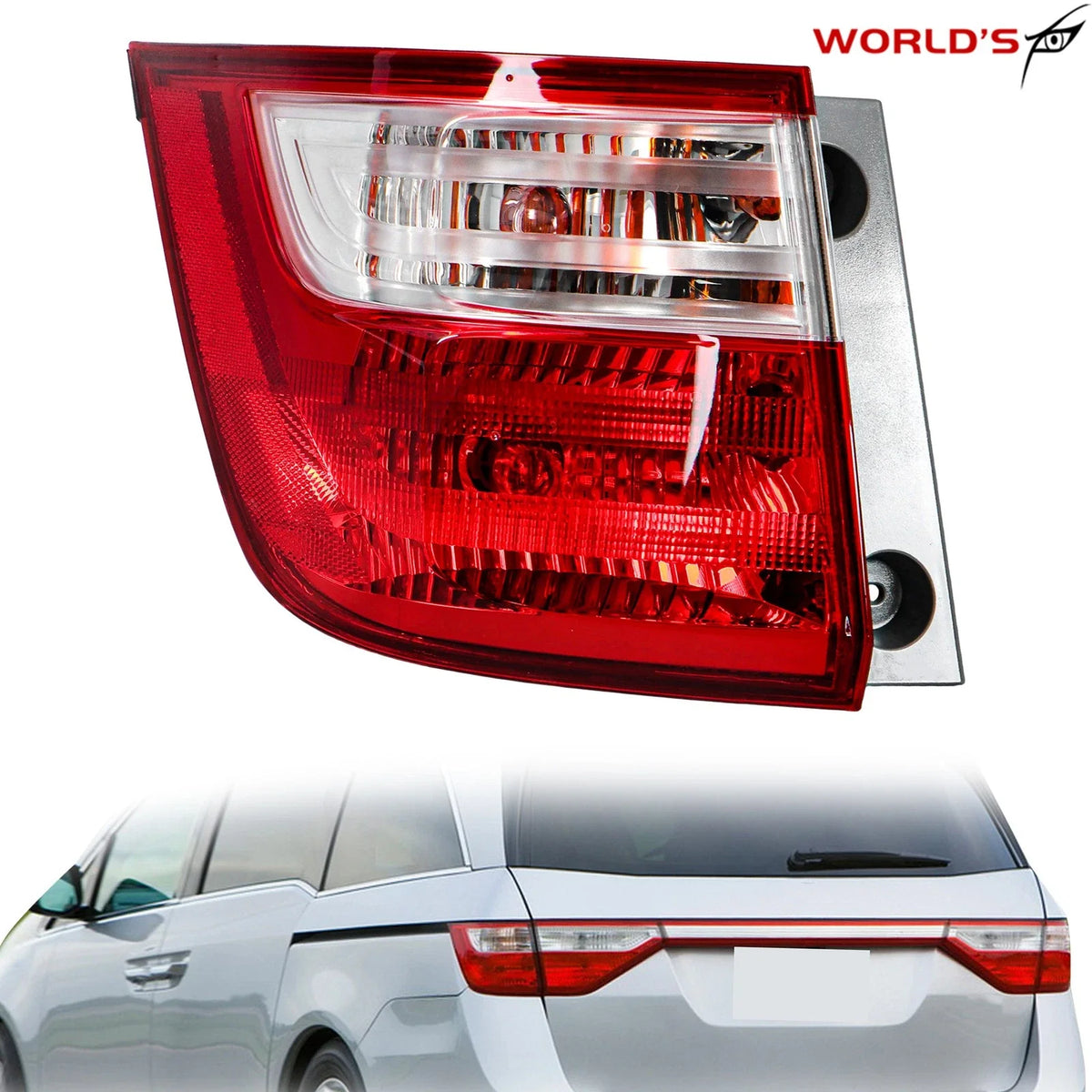 Tail Light for Honda Odyssey (2011–2013) Halogen Rear Outer Driver Side