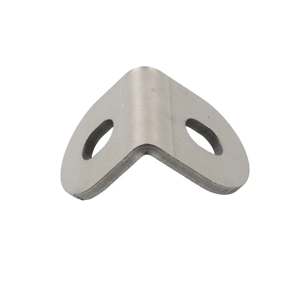 Fixed Clamp for L-Shaped Exhaust Pipe on Motorcycle - Universal Fit