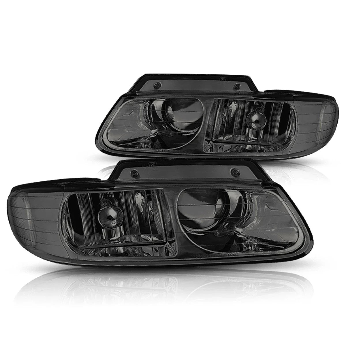 Projector Quad Lamps Headlight Set for Caravan/Town & Country (1996–1999)