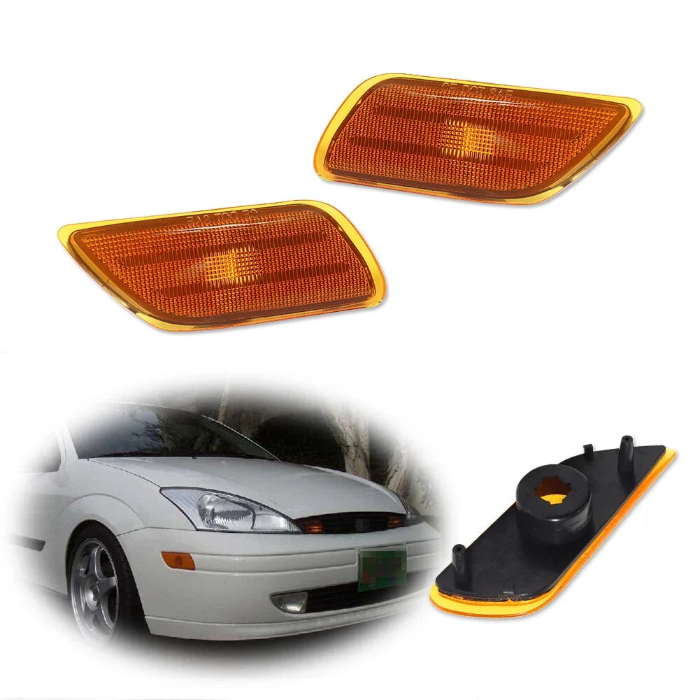 Amber Front Side Marker Light Kit for Ford Focus (2000–2004)