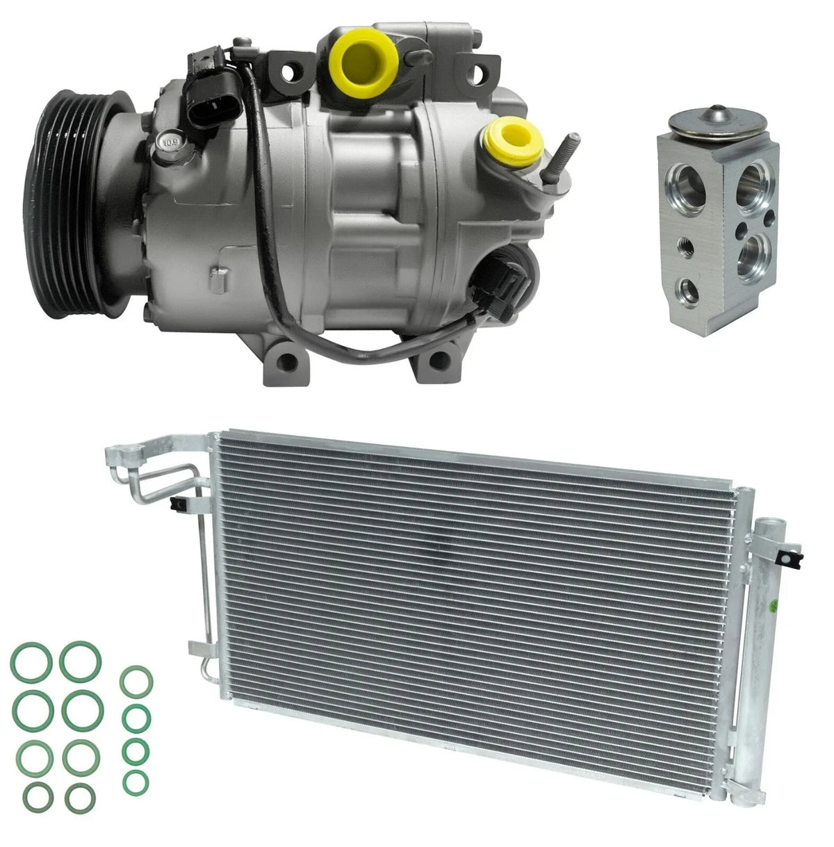 AC Compressor Kit With Condenser for Hyundai Genesis 3.8L (2014–2014)