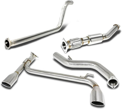 Exhaust System Catback for Dodge Neon SRT-4 2003–2005 with Dual Oval Tips