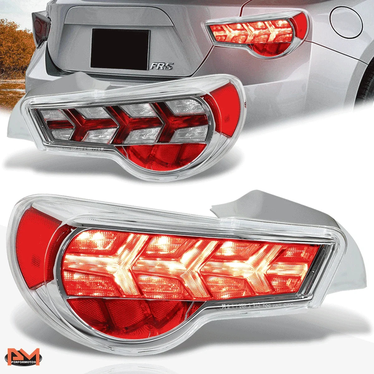 Chasing Arrow LED Tail Light Brake Lamp for Scion FRS (2013-2017)