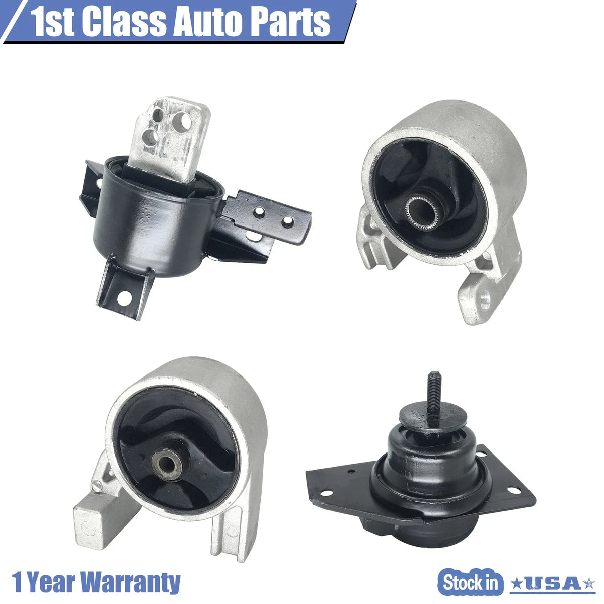 Engine Motor & Trans Mount Set for Hyundai Kia Accent Rio5 (2006–2011)