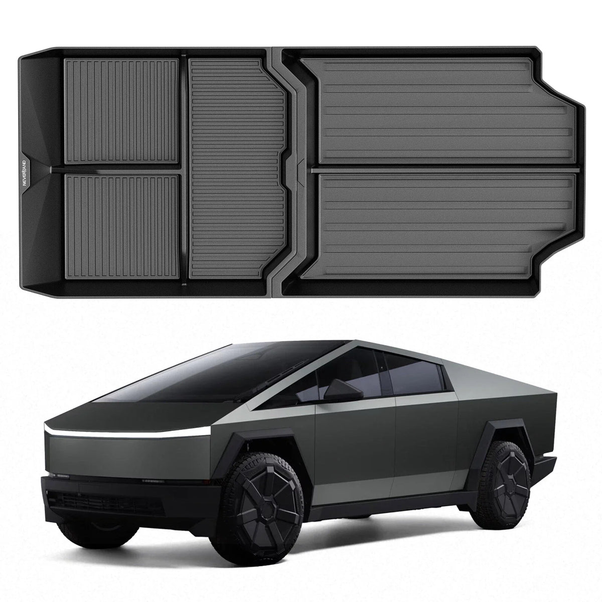 Lower Floor Center Console Storage Organizer for Tesla Cybertruck (2023)