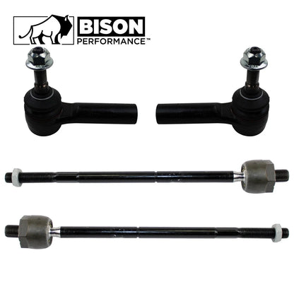 4pc Tie Rod End Steering Kit for 2005–2010 Mustang