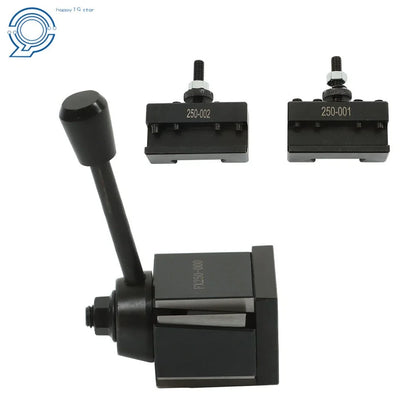 3 Pcs Wedge Quick Change Tool Post Set for Lathe - Fits Up to 8
