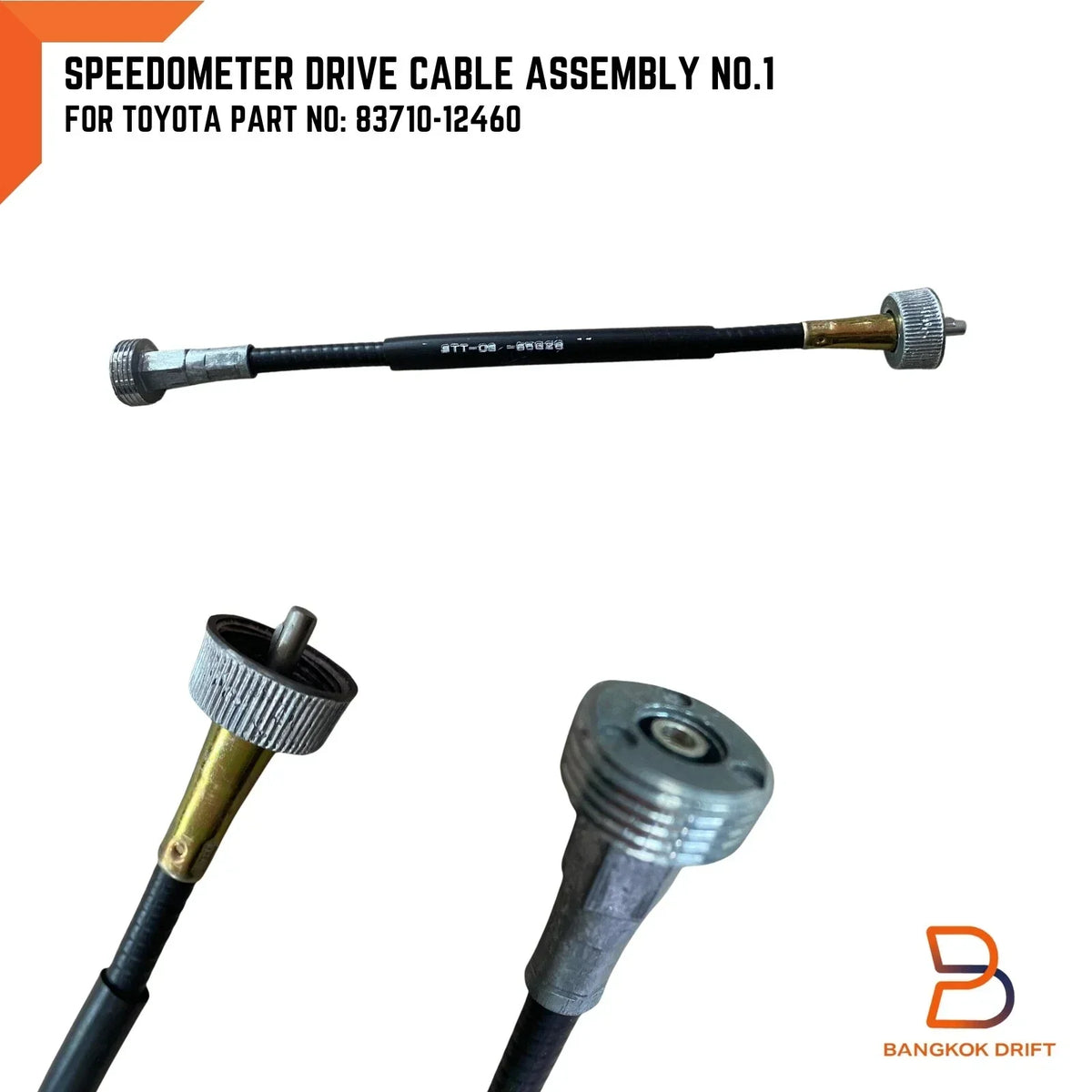 Speedometer Cable for Toyota Corolla Sedan 1988-2002