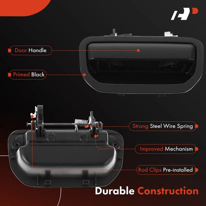 Rear Black Tailgate Handle for 2006–2014 Honda Ridgeline