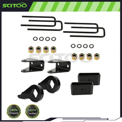 Front 3" Rear 2" Leveling Kit for 2500/3500HD Silverado Sierra 2001-2023