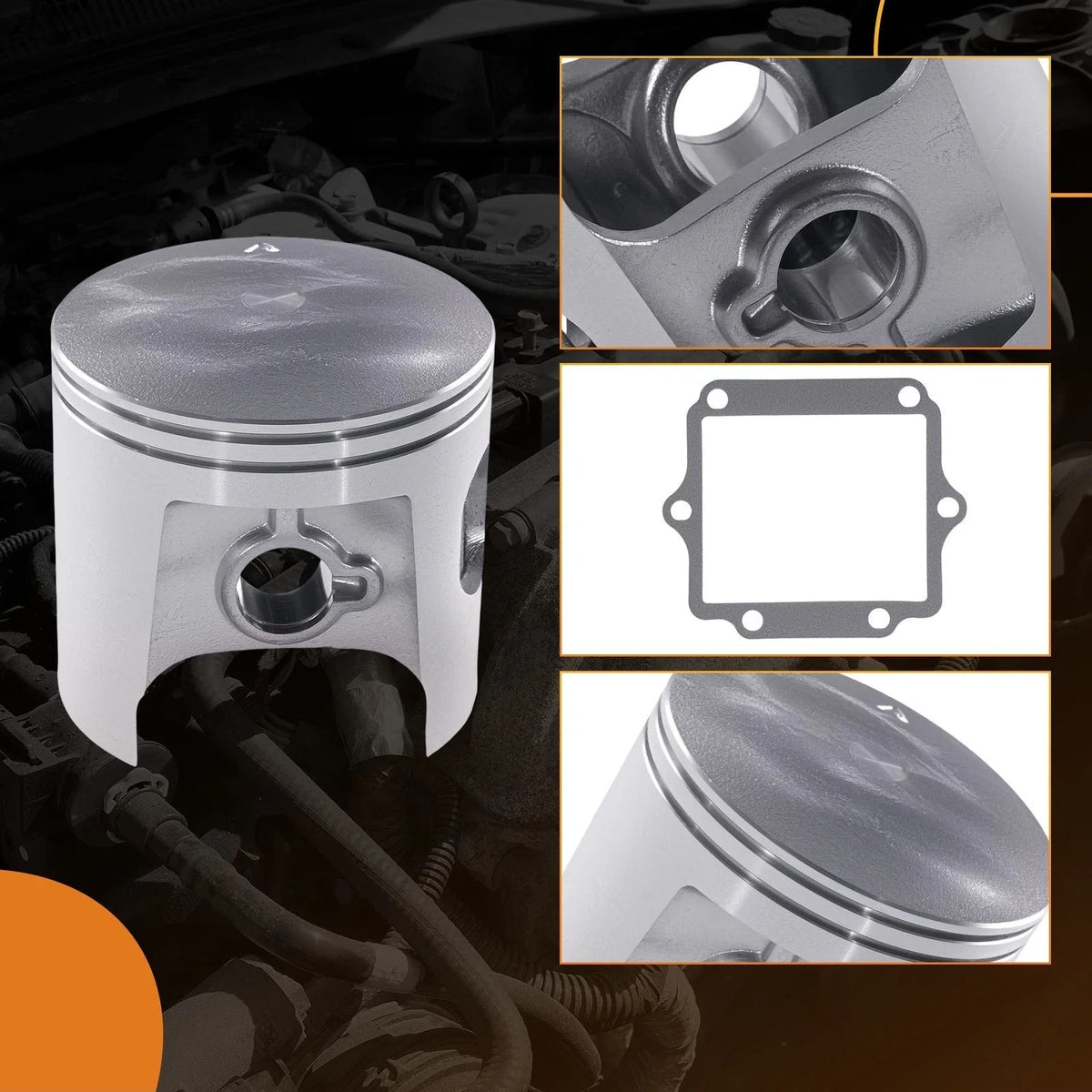 Standard Bore Piston Kit for 2-Stroke Polaris Sportsman 400 (1985-1995)