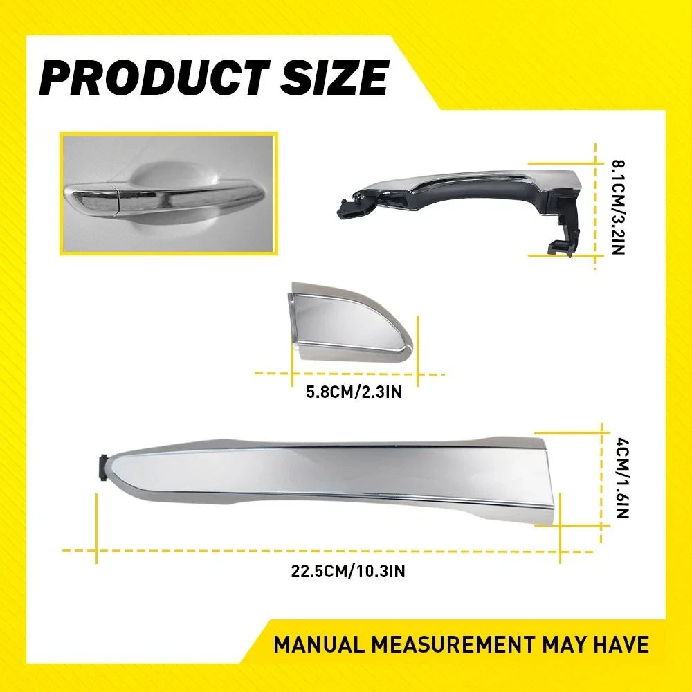 Chrome Door Handle for Rear Right Side - Hyundai Tucson 2016-2021