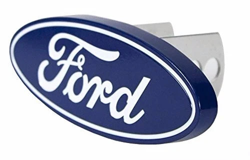 Ford Motor Logo Hitch Plug Cover Insert for Truck Diesel (Receiver)
