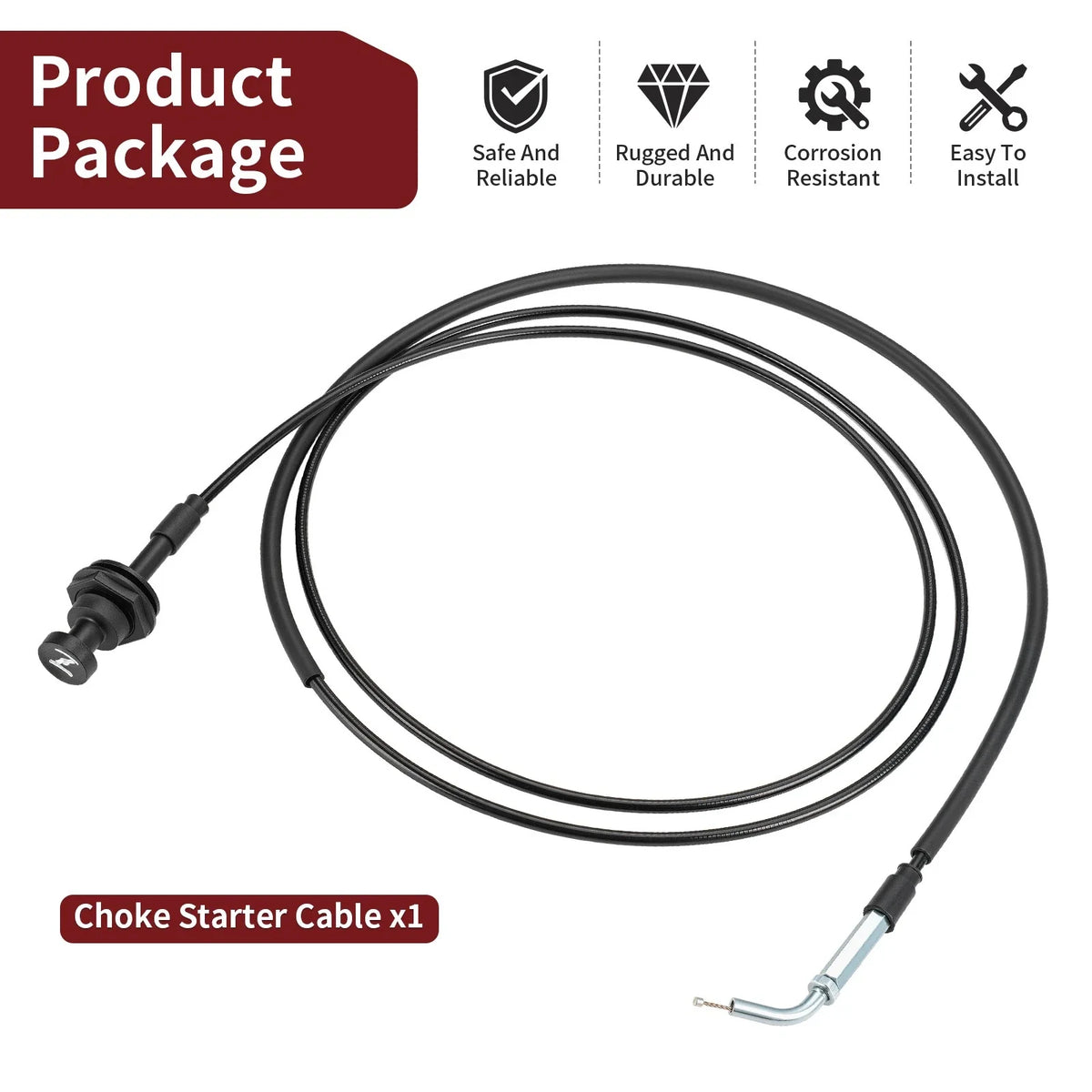 Choke Cable for Yamaha Rhino 660 (2004–2007) 5UG-26331-00-00