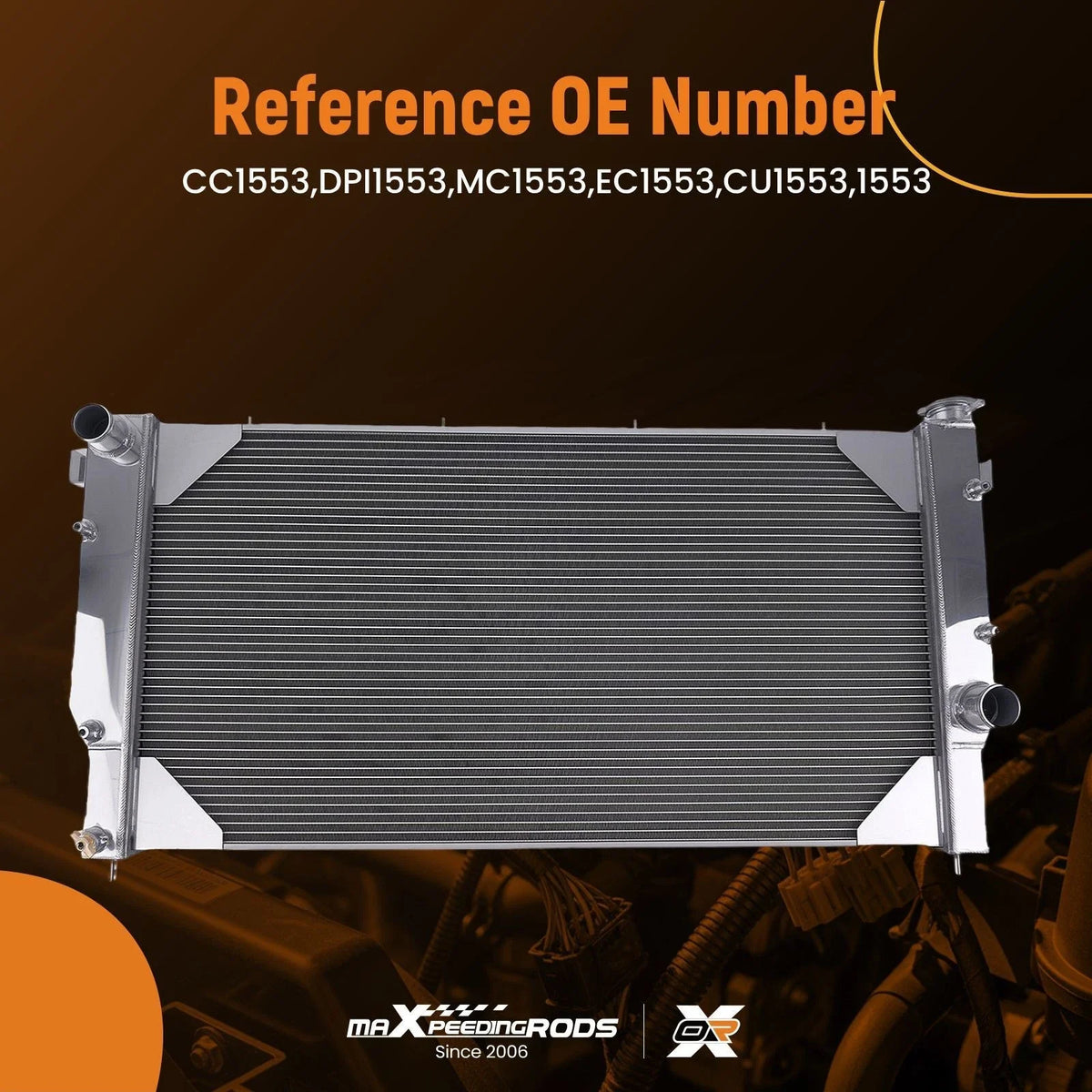 3 Row Engine Radiator for Dodge Ram 2500 3500 5.9L Turbo Diesel (1994–2002) CC1553