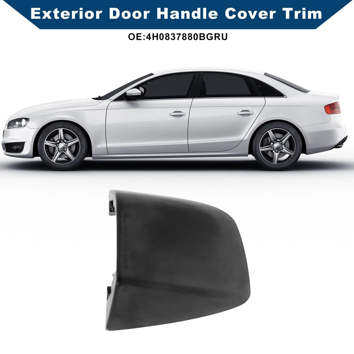 Exterior Door Handle Cover Trim for Audi A6 (2012–2018)