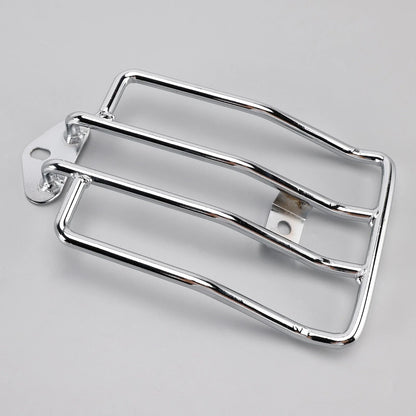 Chrome Solo Seat Rack for XL 883 1200 Harley Sportster (2004–2022)