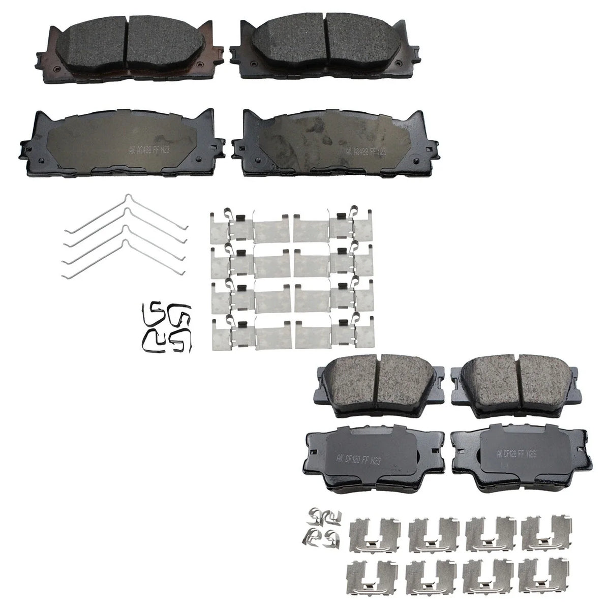 Brake Pad Set for Lexus ES300h ES350, Toyota Avalon, Camry (2013–2020)