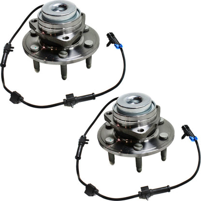 2003-2005 Chevrolet Astro RWD Wheel Hubs Set with Bearing & Sensor