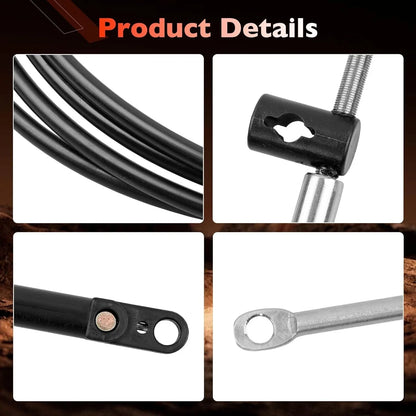 Throttle Control Shift Cables (2X) for Mercury Mariner Gen I Outboard