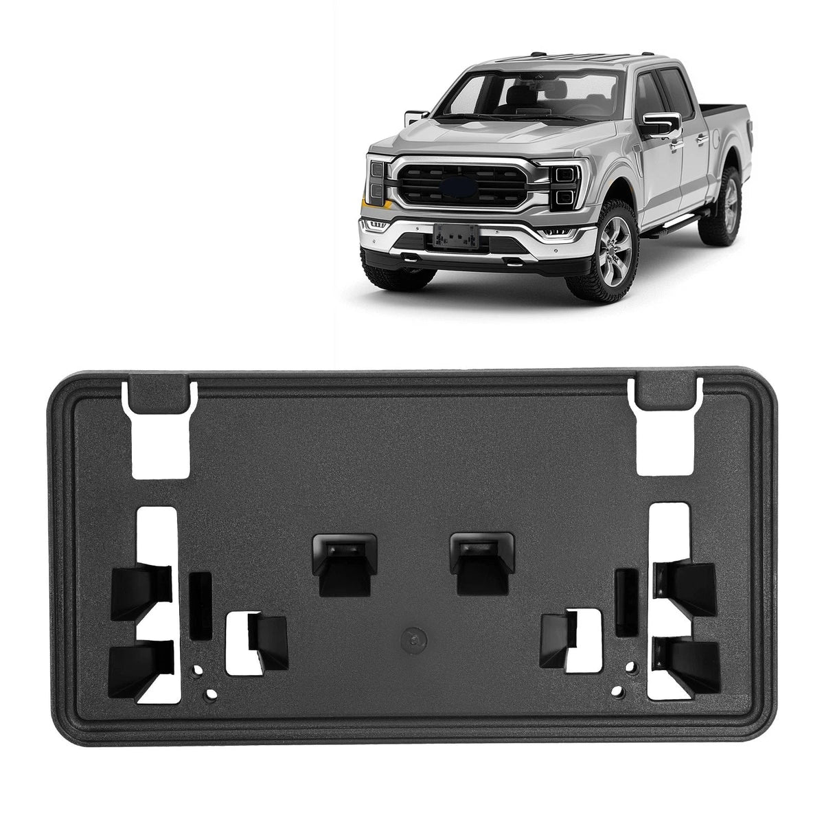 Front License Plate Holder Bracket for Ford F-150 (2021 to 2023)