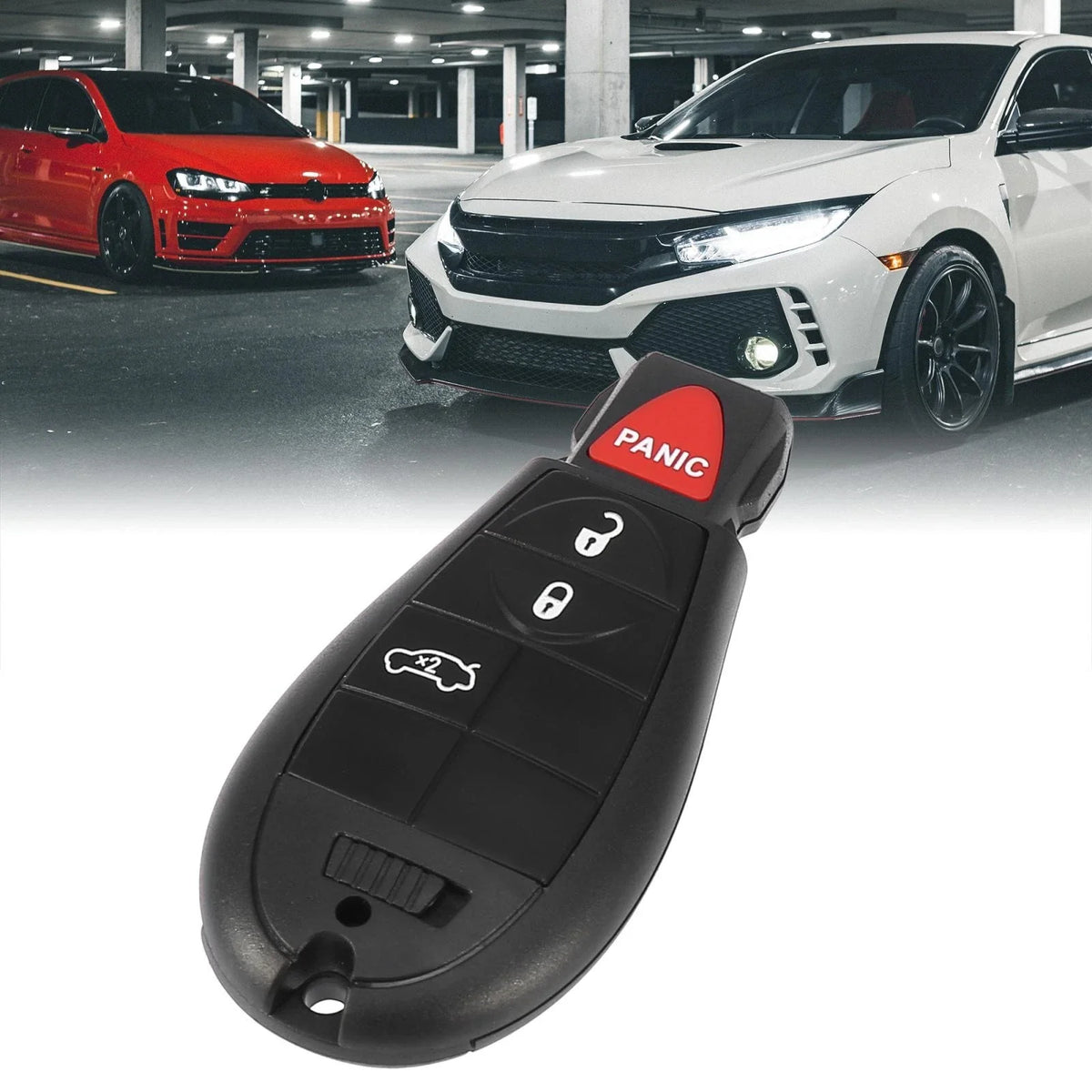 Replacement Keyless Remote Car Key Fob 433Mhz M3N32297100 for Dodge Dart (2013–2016)