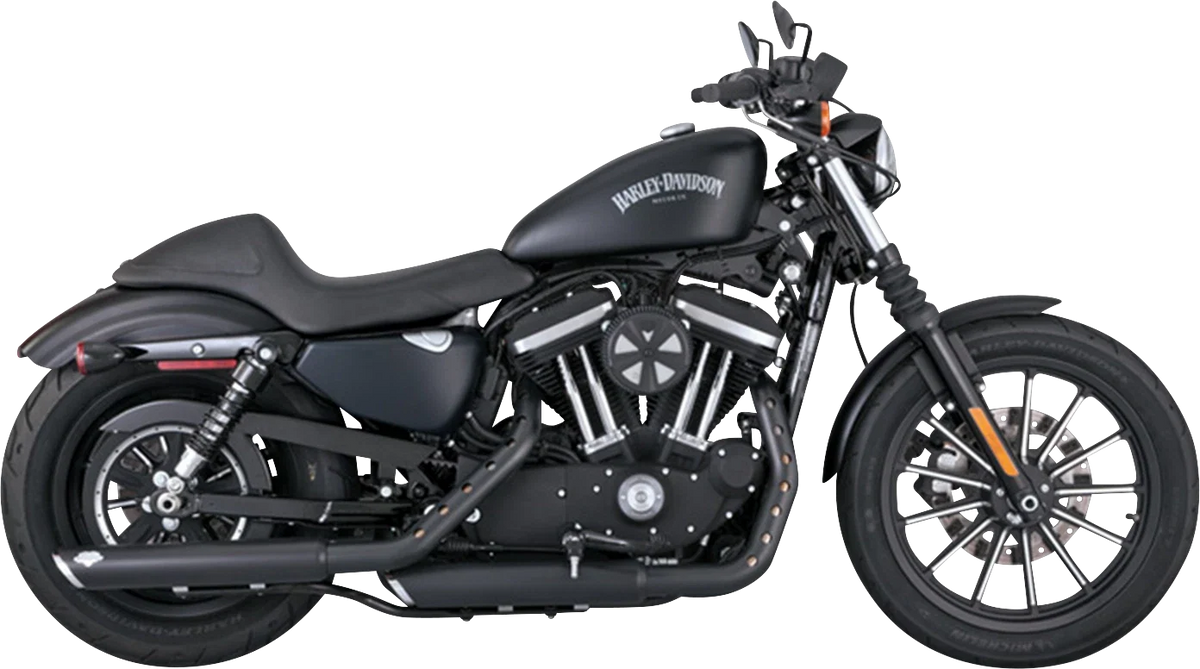 Vance & Hines 3" Slip-On Mufflers Twin Slash for Harley Davidson