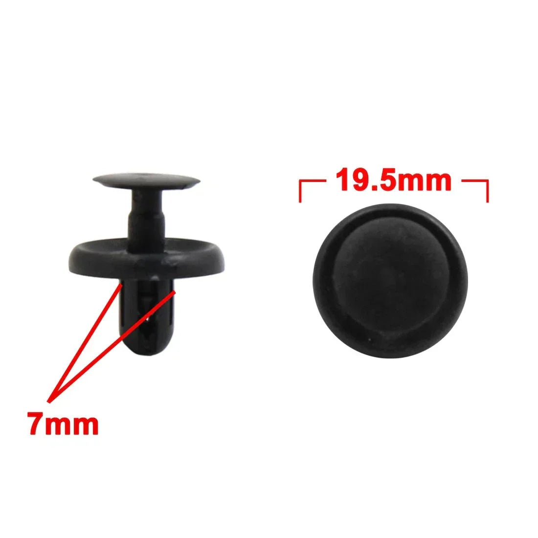 Fastener Remover and 100pcs Plastic Rivets Clips for Toyota