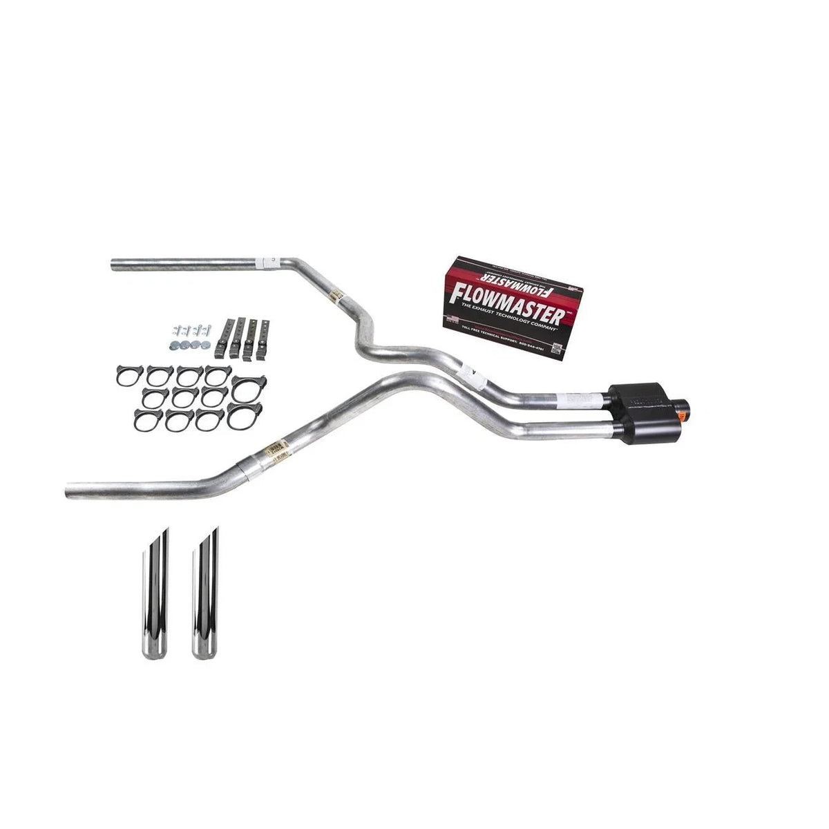 Dual Exhaust Pipe for Ram 1500 2500 3500 (2004–2006) Flowmaster Super 10