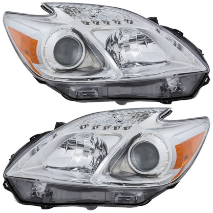 Headlight Set for Toyota Prius (2012–2015) CAPA 2Pc