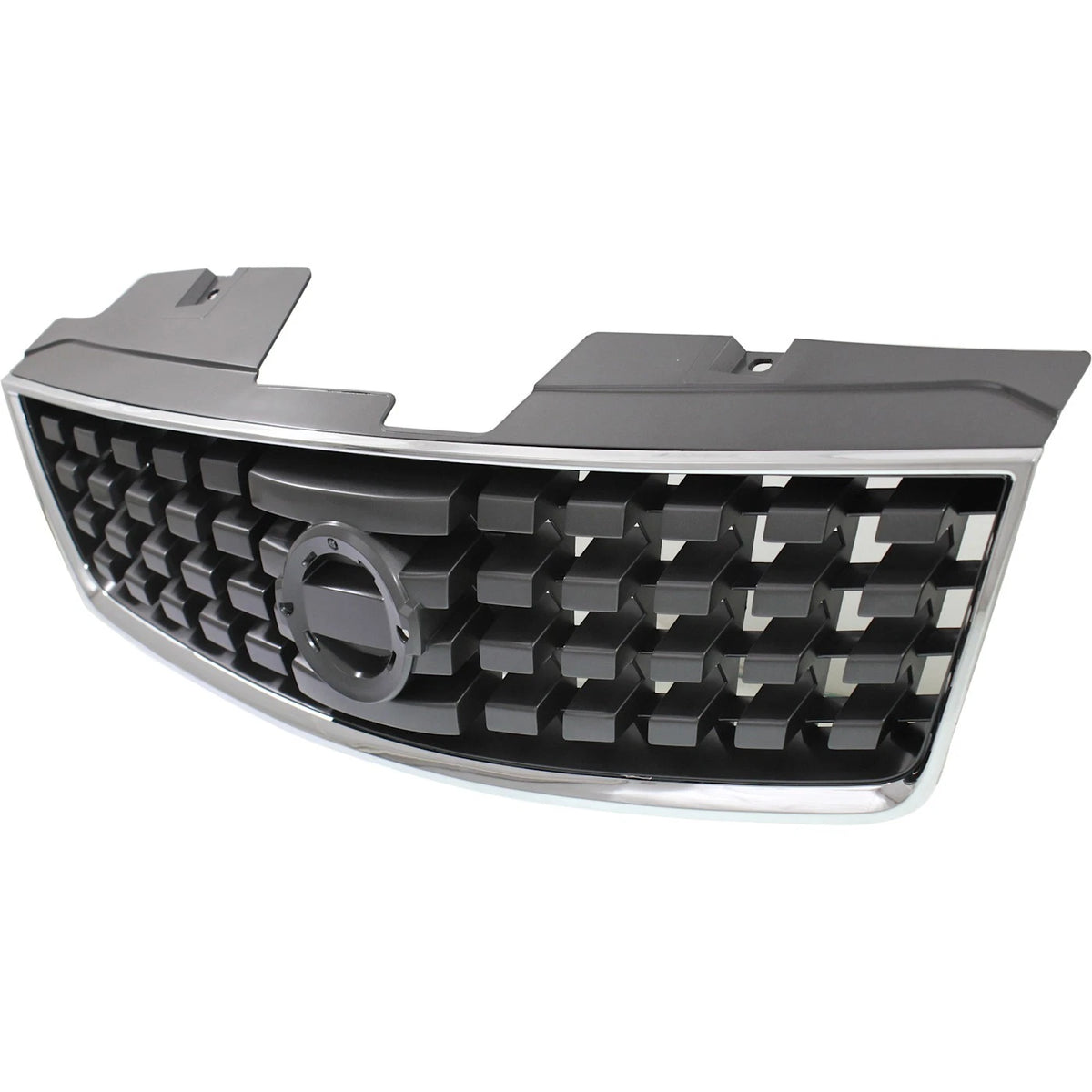 Grille for Nissan Sentra (2008–2009) Chrome Shell w/ Black Insert