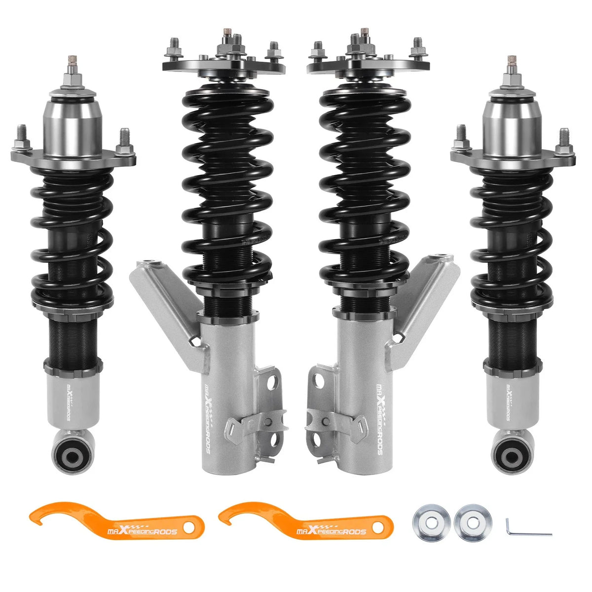 Set of 4 Adjustable Coilovers for Honda Civic (2001–2005)