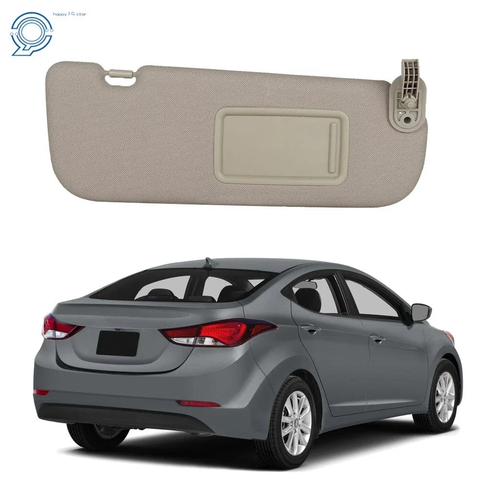 Sun Visor with Makeup Mirror for Hyundai Elantra MD (2011–2015) Beige