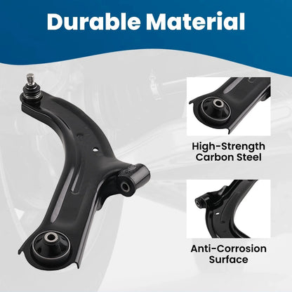 Front Lower Control Arm Tie Rod End Kit for Versa 2007-2012