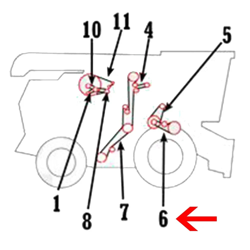 Cylinder Drive Belt for John Deere 9400 9600 9610 9650 9510 9550 9660
