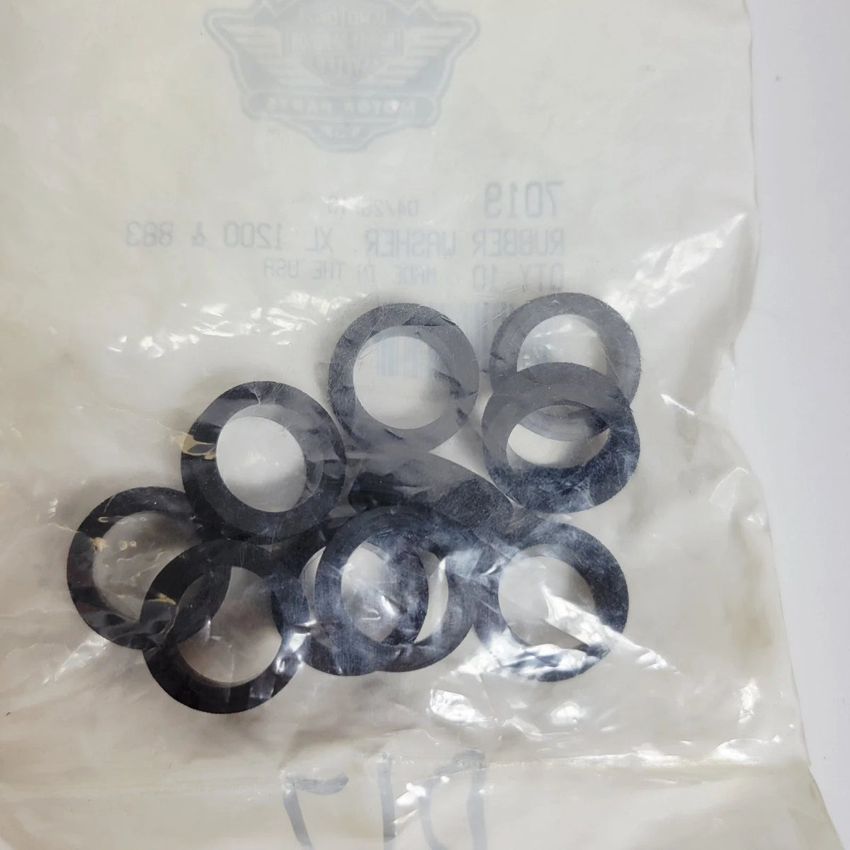 10 Rubber Washers for Harley-Davidson XL 1200 & 883 (2001–2023)