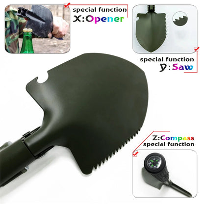 Camping and Garden Multi-functional Folding Shovel