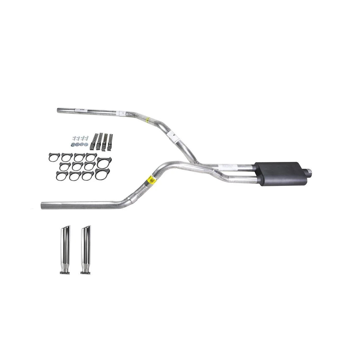 Dual Exhaust Pipe with Flowsound Muffler for Silverado (1999–2006)