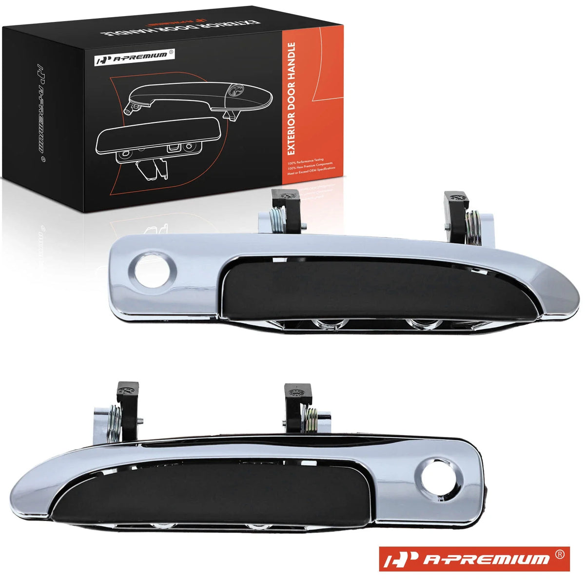 2X Front Exterior Door Handle for Ford Crown Victoria (1992–2011)