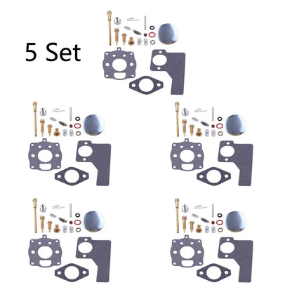 5-Pack Carburetor Repair Kits for B & Stratton 11HP 16HP (394989, 243437)