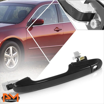 Left Front Door Handle w/ Keyhole for Honda Accord Sedan 2003-2007