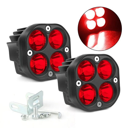 Offroad SUV 2Pcs 3" 40W LED Cube Pods Work Light