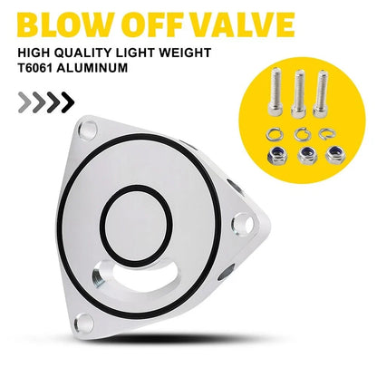 Blow Off Valve Plate Spacer - Silver Adapter for Honda Civic 2015-2021