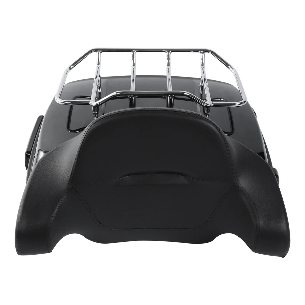 Chopped Trunk Backrest Pad Mount Rack for Harley Touring (2014-2025)