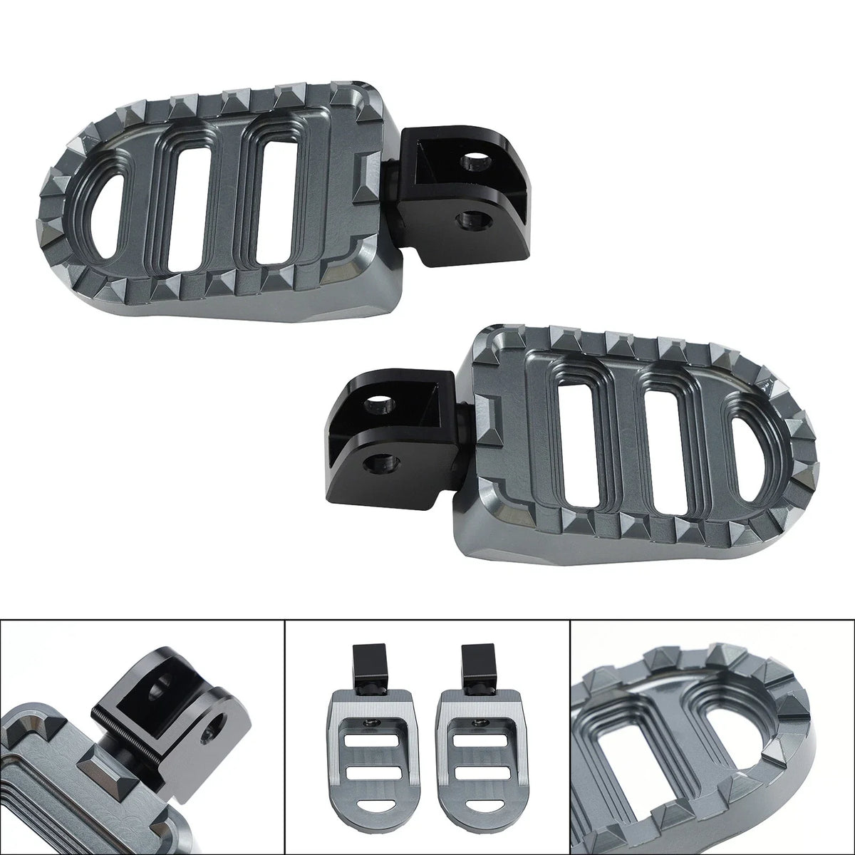 Foot Pegs Front for Classic 350 & Meteor 350 (2021–2023) - Gray