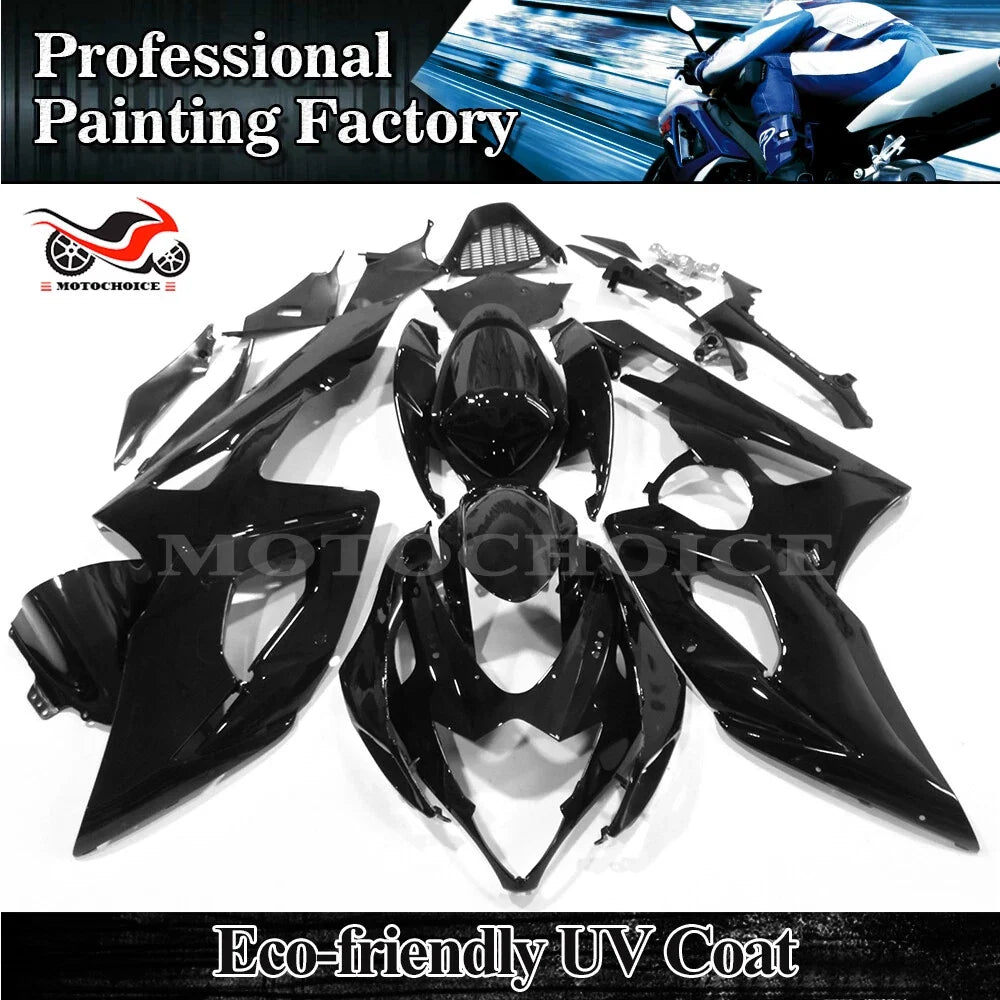 Fairing Kit for Suzuki GSXR1000 (2005–2006) Glossy Black ABS Bodywork